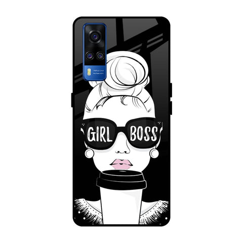 Girl Boss Vivo Y51 2020 Glass Back Cover Online