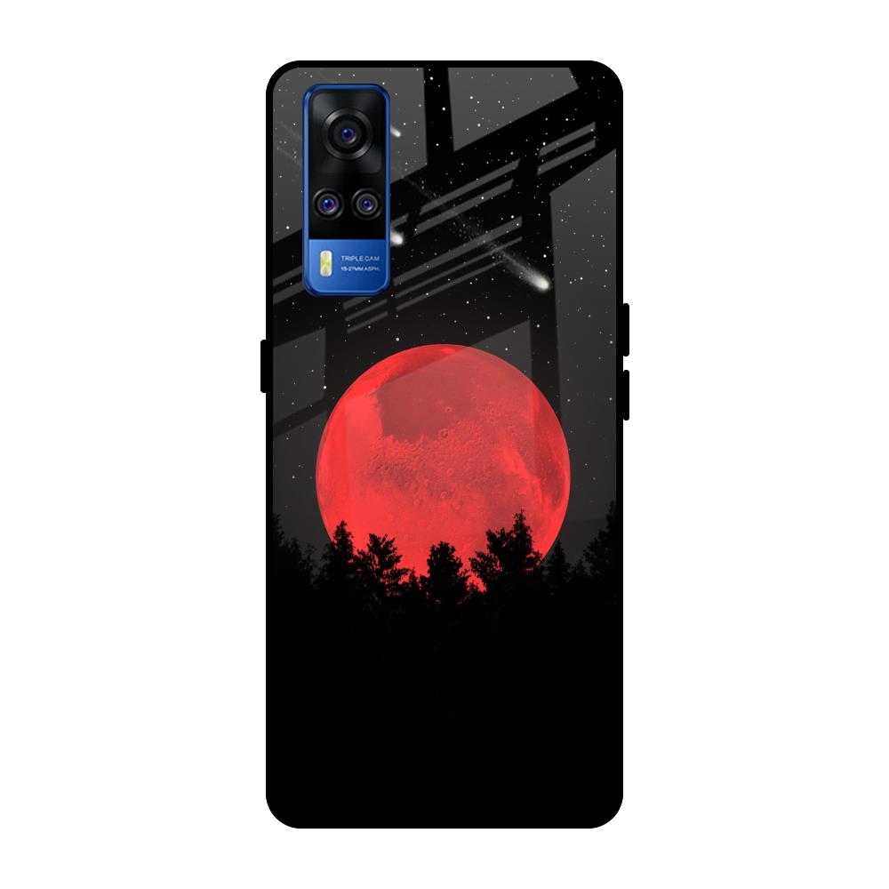 Moonlight Aesthetic Vivo Y51 2020 Glass Back Cover Online