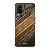 Diagonal Slash Pattern Vivo Y51 2020 Glass Back Cover Online