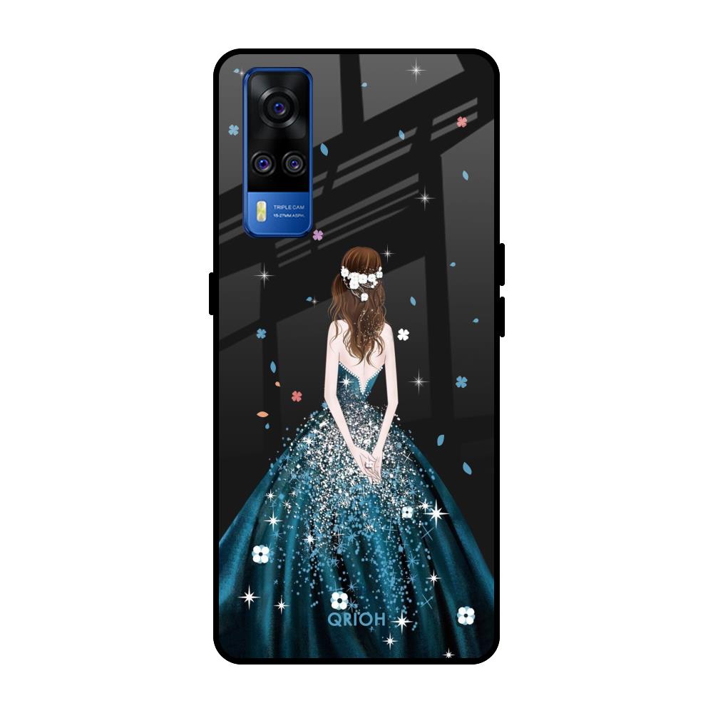 Queen Of Fashion Vivo Y51 2020 Glass Back Cover Online