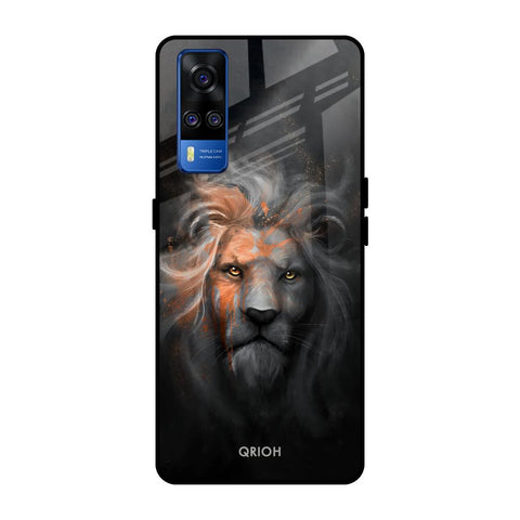 Devil Lion Vivo Y51 2020 Glass Back Cover Online