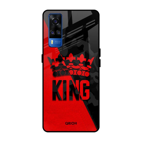 I Am A King Vivo Y51 2020 Glass Back Cover Online