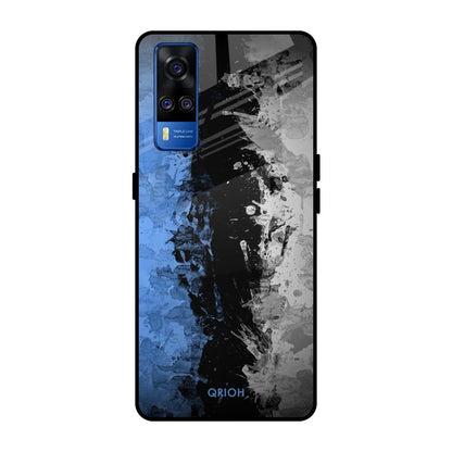 Dark Grunge Vivo Y51 2020 Glass Back Cover Online