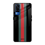 Vertical Stripes Vivo Y51 2020 Glass Back Cover Online