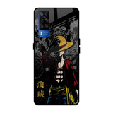 Dark Luffy Vivo Y51 2020 Glass Back Cover Online