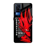 Red Vegeta Vivo Y51 2020 Glass Back Cover Online