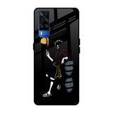 Luffy Line Art Vivo Y51 2020 Glass Back Cover Online