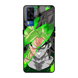 Anime Green Splash Vivo Y51 2020 Glass Back Cover Online