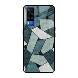 Abstact Tiles Vivo Y51 2020 Glass Back Cover Online
