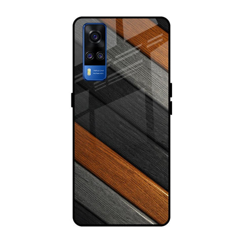 Tri Color Wood Vivo Y51 2020 Glass Back Cover Online