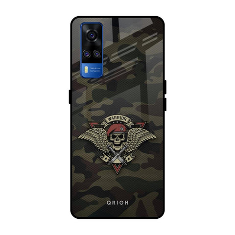 Army Warrior Vivo Y51 2020 Glass Back Cover Online