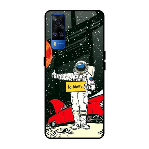 Astronaut on Mars Vivo Y51 2020 Glass Back Cover Online