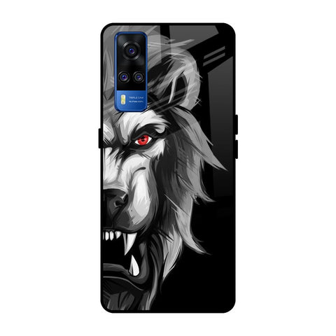 Wild Lion Vivo Y51 2020 Glass Back Cover Online