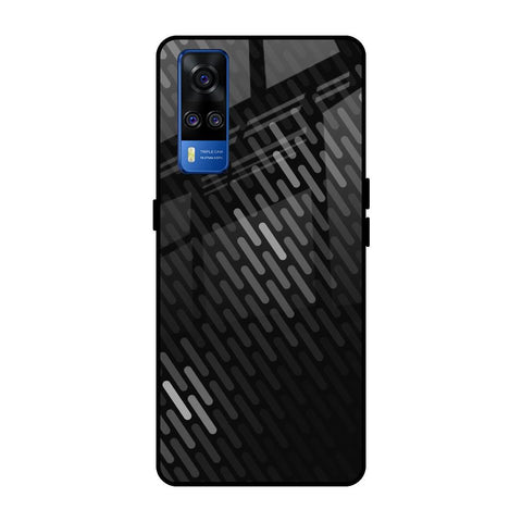 Dark Abstract Pattern Vivo Y51 2020 Glass Cases & Covers Online