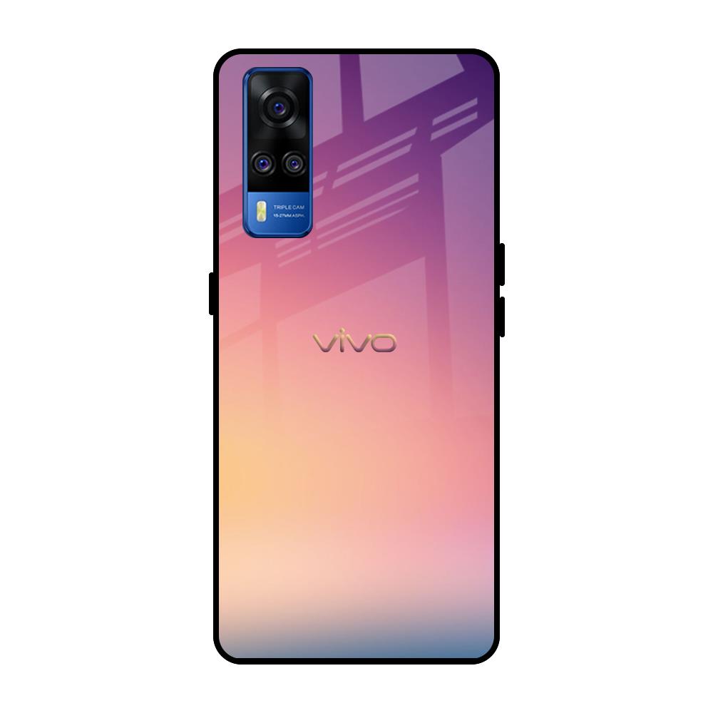 Lavender Purple Vivo Y51 2020 Glass Cases & Covers Online