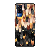Bronze Abstract Vivo Y51 2020 Glass Cases & Covers Online