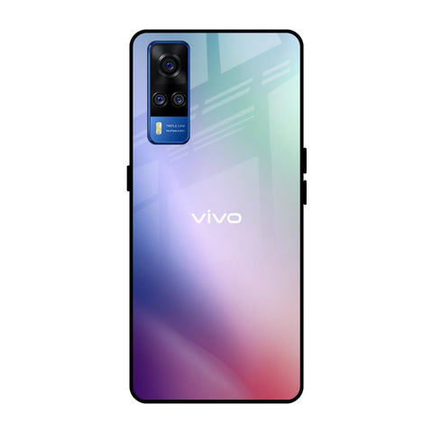 Abstract Holographic Vivo Y51 2020 Glass Back Cover Online
