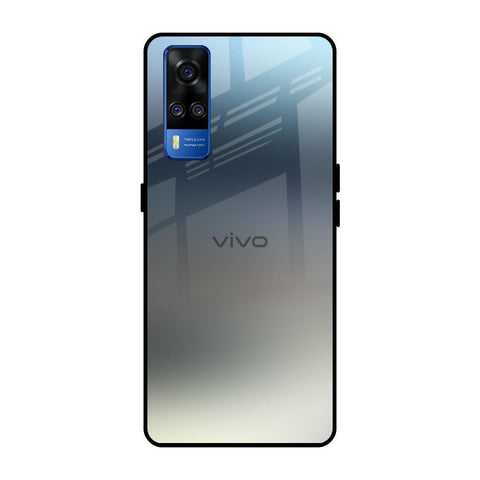 Tricolor Ombre Vivo Y51 2020 Glass Back Cover Online