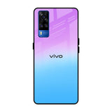 Unicorn Pattern Vivo Y51 2020 Glass Back Cover Online