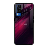 Razor Black Vivo Y51 2020 Glass Back Cover Online