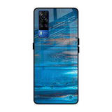 Patina Finish Vivo Y51 2020 Glass Back Cover Online