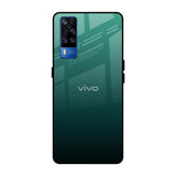 Palm Green Vivo Y51 2020 Glass Back Cover Online