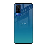 Celestial Blue Vivo Y51 2020 Glass Back Cover Online