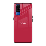 Solo Maroon Vivo Y51 2020 Glass Back Cover Online