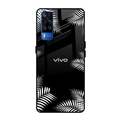 Zealand Fern Design Vivo Y51 2020 Glass Back Cover Online