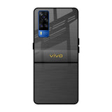 Grey Metallic Glass Vivo Y51 2020 Glass Back Cover Online