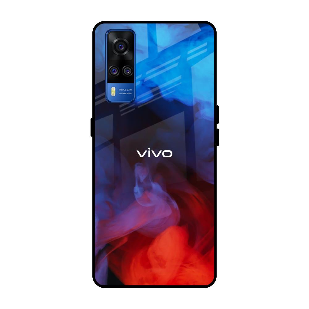 Dim Smoke Vivo Y51 2020 Glass Back Cover Online