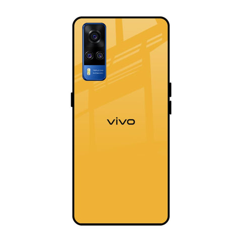 Fluorescent Yellow Vivo Y51 2020 Glass Back Cover Online