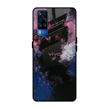 Smudge Brush Vivo Y51 2020 Glass Back Cover Online