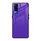 Amethyst Purple Vivo Y51 2020 Glass Back Cover Online