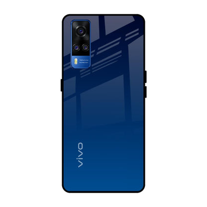 Very Blue Vivo Y51 2020 Glass Back Cover Online