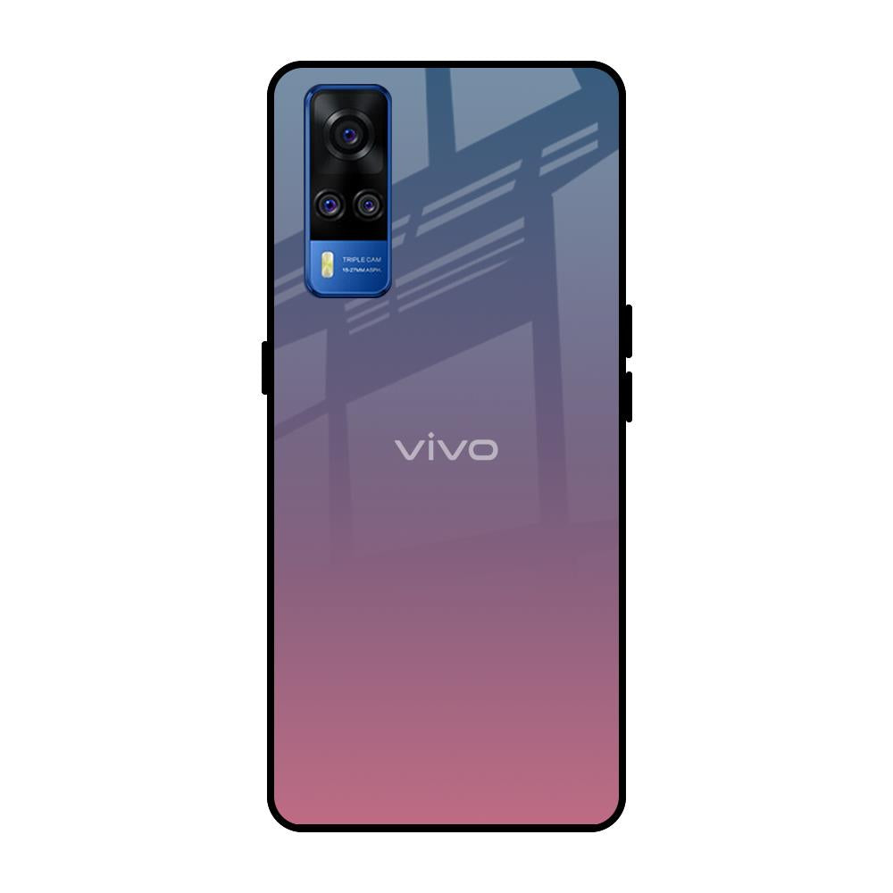 Pastel Gradient Vivo Y51 2020 Glass Back Cover Online