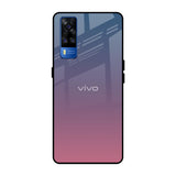 Pastel Gradient Vivo Y51 2020 Glass Back Cover Online