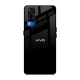 Jet Black Vivo Y51 2020 Glass Back Cover Online