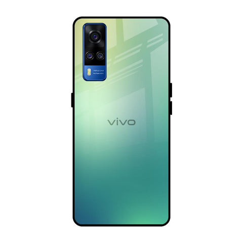 Dusty Green Vivo Y51 2020 Glass Back Cover Online