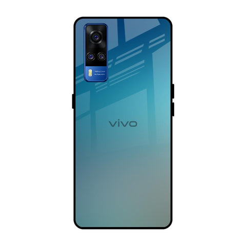 Sea Theme Gradient Vivo Y51 2020 Glass Back Cover Online