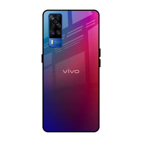 Magical Color Shade Vivo Y51 2020 Glass Back Cover Online
