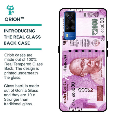 Stock Out Currency Glass Case for Vivo Y51 2020