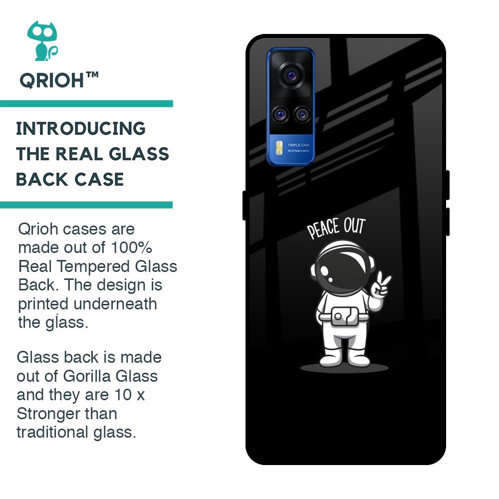 Peace Out Astro Glass Case for Vivo Y51 2020