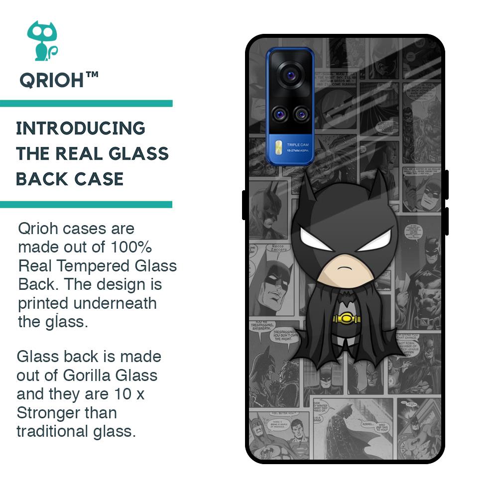 Cartoon Art Glass Case for Vivo Y51 2020