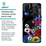 Rose Flower Bunch Art Glass Case for Vivo Y51 2020