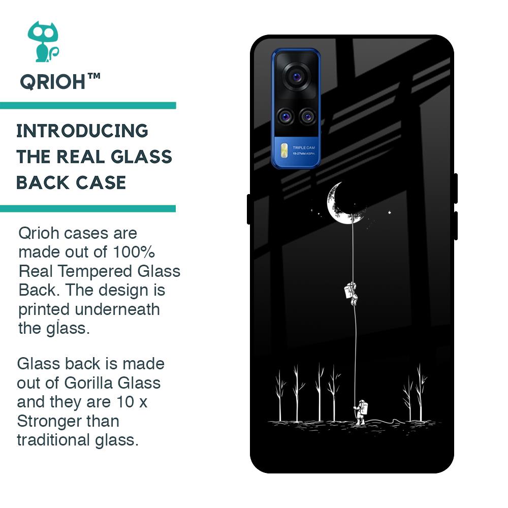Catch the Moon Glass Case for Vivo Y51 2020