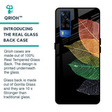 Colorful Leaves Glass Case for Vivo Y51 2020