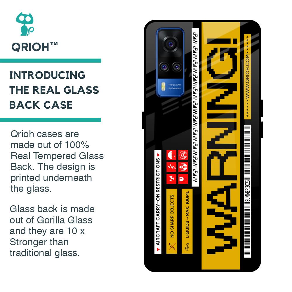 Aircraft Warning Glass Case for Vivo Y51 2020