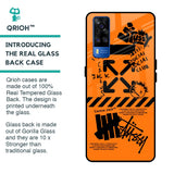 Anti Social Club Glass Case for Vivo Y51 2020