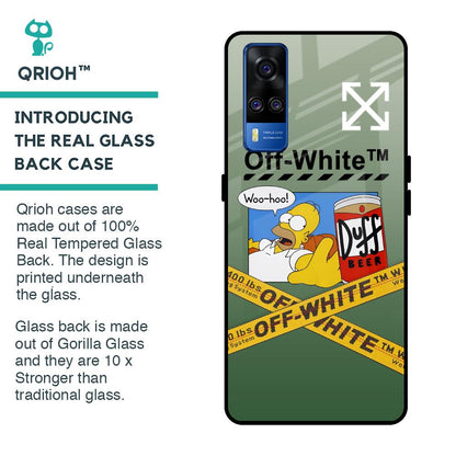 Duff Beer Glass Case for Vivo Y51 2020
